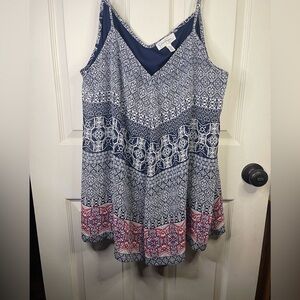 Jessica‎ Simpson spaghetti, strap pattern blouse